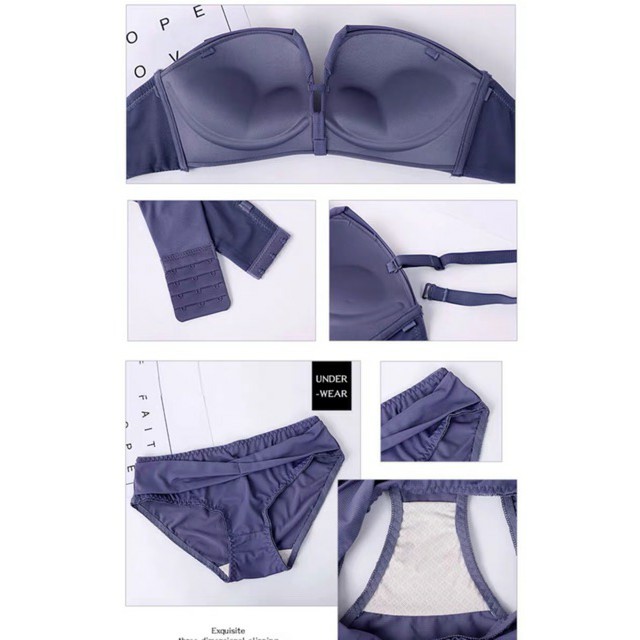 Áo Lót Đúc Quả Vuông Nâng Ngực Tạo Khe