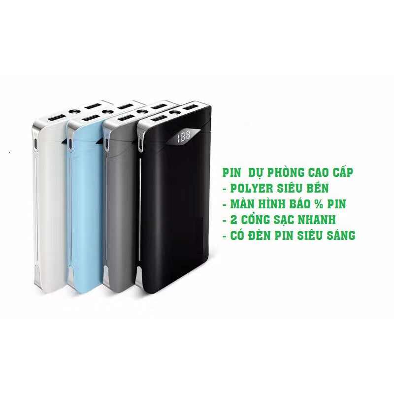 [CHÍNH HÃNG] Sạc dự phòng13000mAh bảo hành 1 đổi 1 - 12 Tháng.