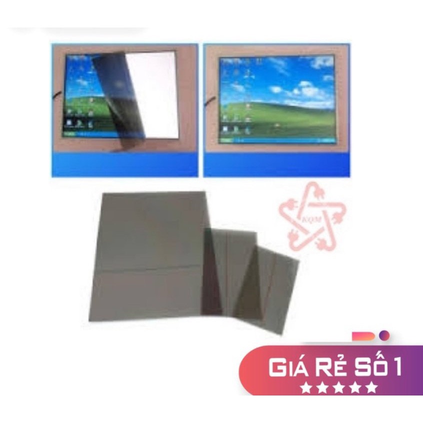 Phim phân cực 43 inch -mặt trước  - dùng cho màn hình tivi,laptop,điện thoại,LCD,máy chơi game,xe máy...