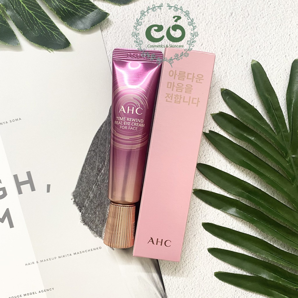 Kem Dưỡng Mắt AHC Time Rewind Real Eye Cream For Face | BigBuy360 - bigbuy360.vn