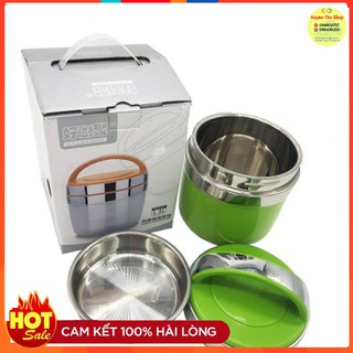 Cặp lồng giữ nhiệt inox 2 tầng mẫu mới