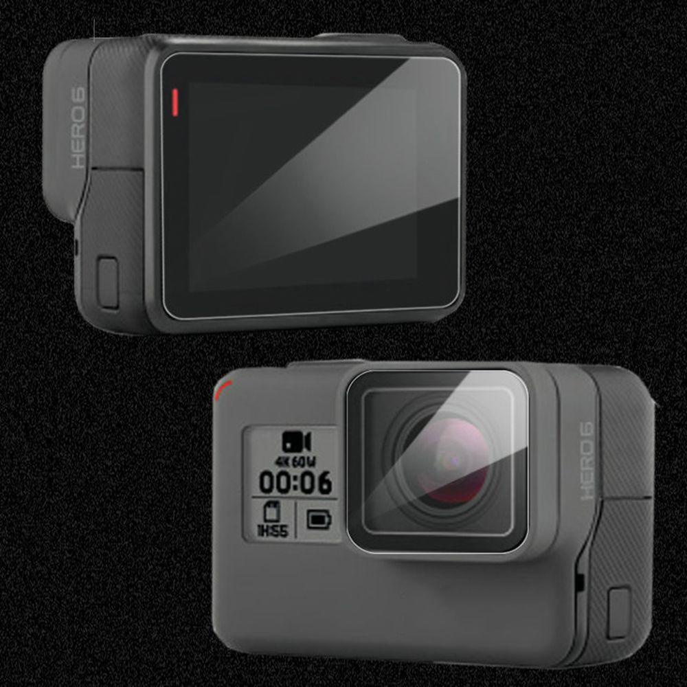 Kính Cường Lực Chống Trầy Siêu Mỏng HD Bảo Vệ Ống Kính Máy Ảnh Cho GoPro Hero 7 6 5