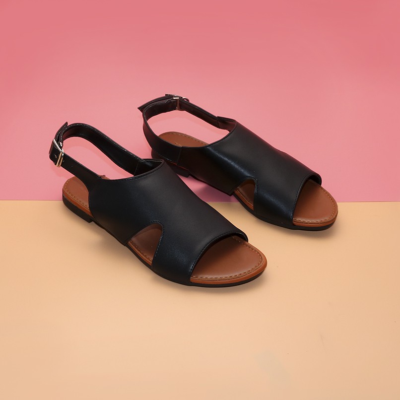 SANDAL BỆT NỮ QUAI HẬU SY291 CÁ TÍNH