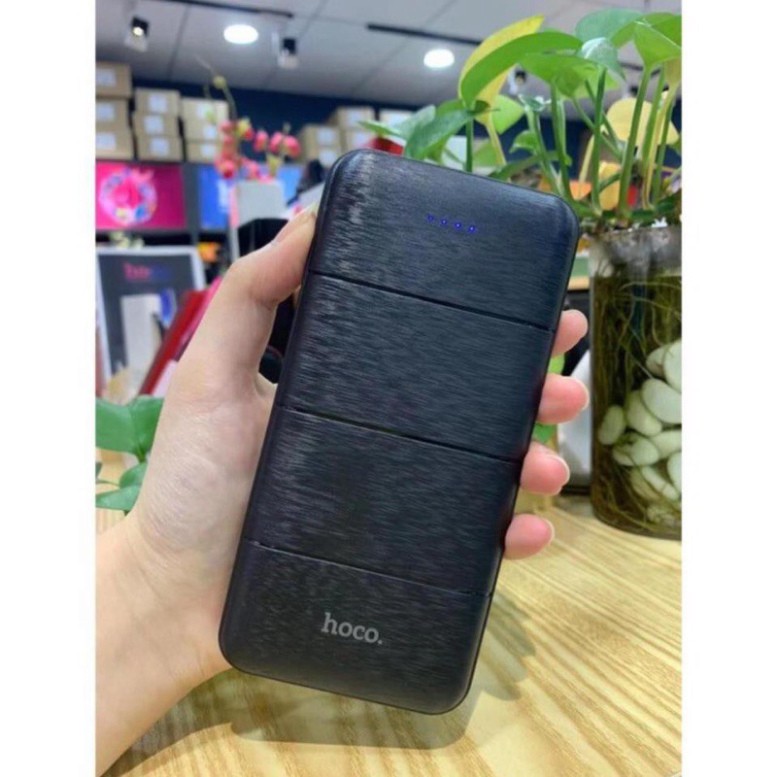 Pin sạc sự phòng Hoco CJ4/CJ4A dung lượng 10000mAh/20.000mah 2 cổng USB và Type-C  hỗ trợ sạc nhanh, có đèn LED báo sạc