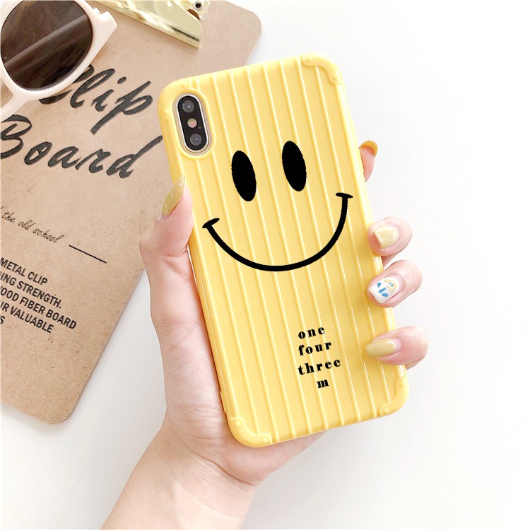 Ốp lưng iphone SmileBoB sọc 3D chống va đập 5/5s/6/6plus/6s/6splus/7/7plus/8/8plus/x/xs/11/12/pro/max/plus/promax