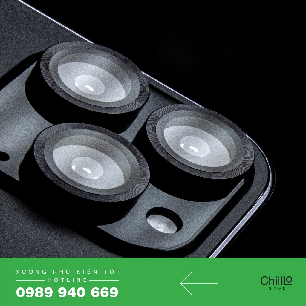 Miếng Dán Camera iPhone - Ring Lens Kính Cường Lực Viền Hợp Kim Bảo Vệ Camera Sau Cho Các Dòng iPhone 11/12/13