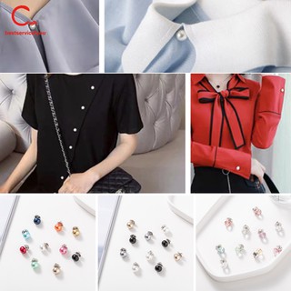 Bộ 10 ghim cài kích thước nhỏ gắn ngọc trai giả xinh xắn thời trang cho áo len/đầm/áo sơ mi của bạn nữ