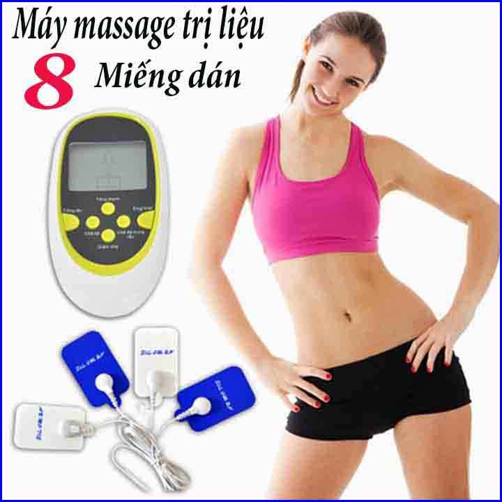 Máy mát xa xung điện trị liệu 8 miếng dán