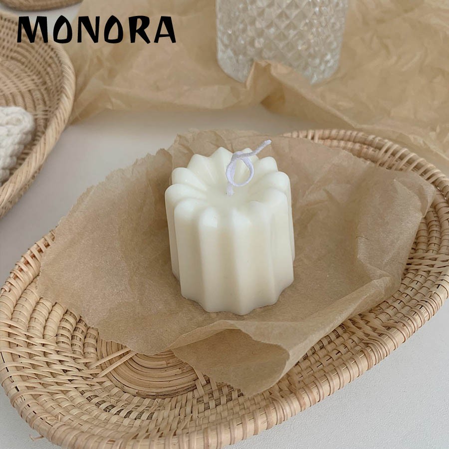 Nến decor hình bánh ngọt MONORA C2 trang trí không khói sáp decor phụ kiện trang trí phòng - candle decor