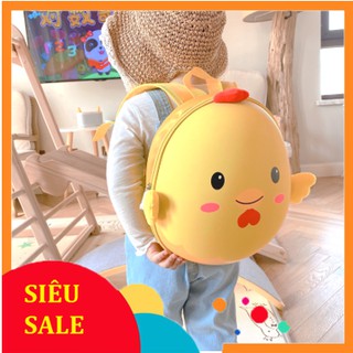 Balo trứng 3D 🔥SIÊU HOT🔥 balo con gà cho bé thiết kế dễ thương màu sắc tươi sáng