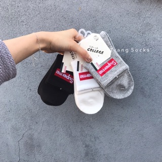 Tất Supreme cao cổ - ảnh thật