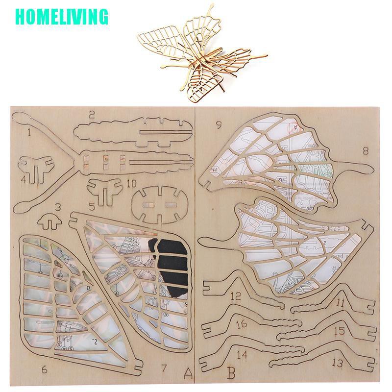 Bộ Đồ Chơi Xếp Hình Động Vật 3D Bằng Gỗ Dễ Thương Cho Bé