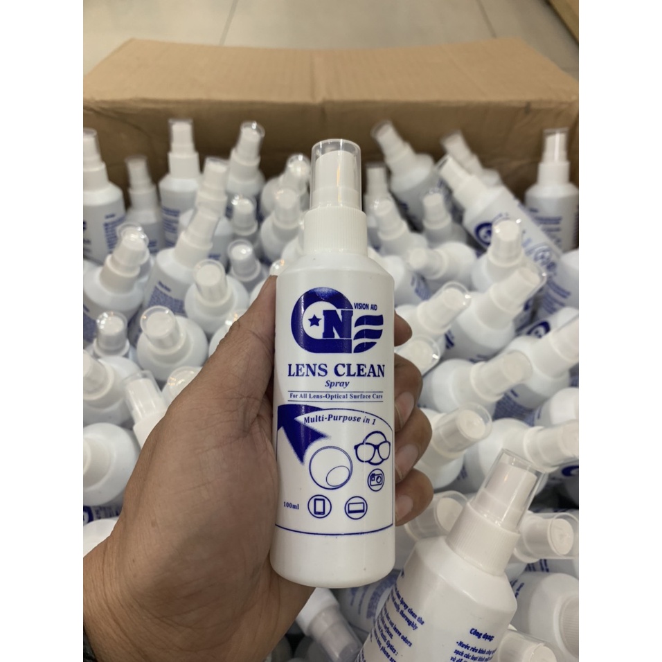 Nước lau mắt kính, chai xịt chuyên dụng lau kính, điện thoại, laptop 60ml và 100ml