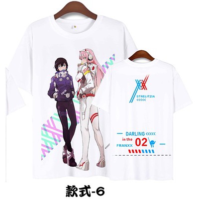 XẢ KHO 💥 Áo Thun Tay Lửng Anime Darling in the FranXX Nam Nữ!! | BigBuy360 - bigbuy360.vn