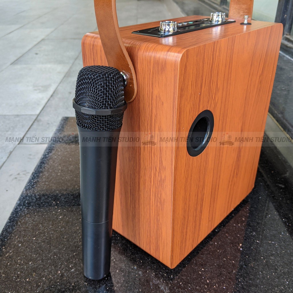 [ TẶNG KÈM MICRO KHÔNG DÂY ] Loa Bluetooth Karaoke Mini Zansong S89- Loa Kéo, Loa Trợ Giảng Âm Thanh 3D Với Thiết Kế Đẹp