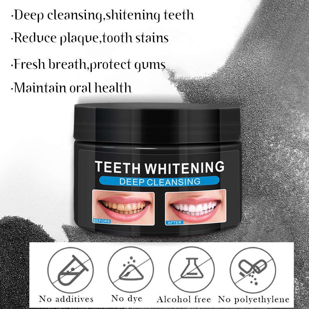 Bột đánh răng GDTIMA than tre hoạt tính 60g