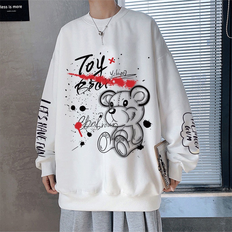 Áo Hoodie Form Rộng Phong Cách Hàn Quốc Cá Tính