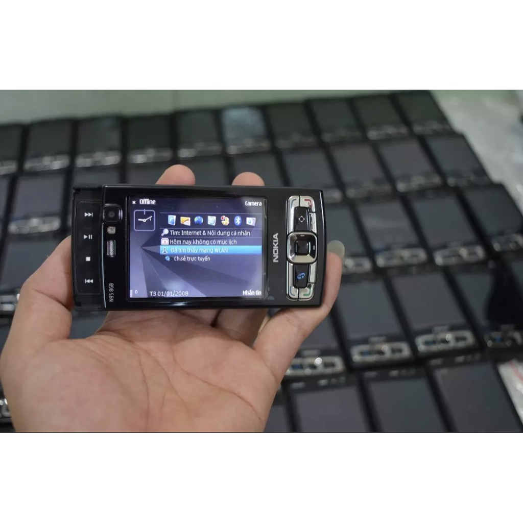Điện Thoại Nắp Trượt Nokia N95 8G Chính Hãng Có WiFi 3G Bảo Hành Uy Tín | BigBuy360 - bigbuy360.vn