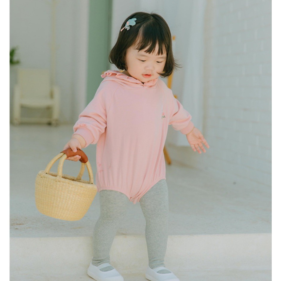 [HÀNG ĐẸP] Áo khoác nỉ body có mũ chất đẹp ấm áp cho bé gái từ sơ sinh đến 2 tuổi (hàng Quảng Châu loại 1)
