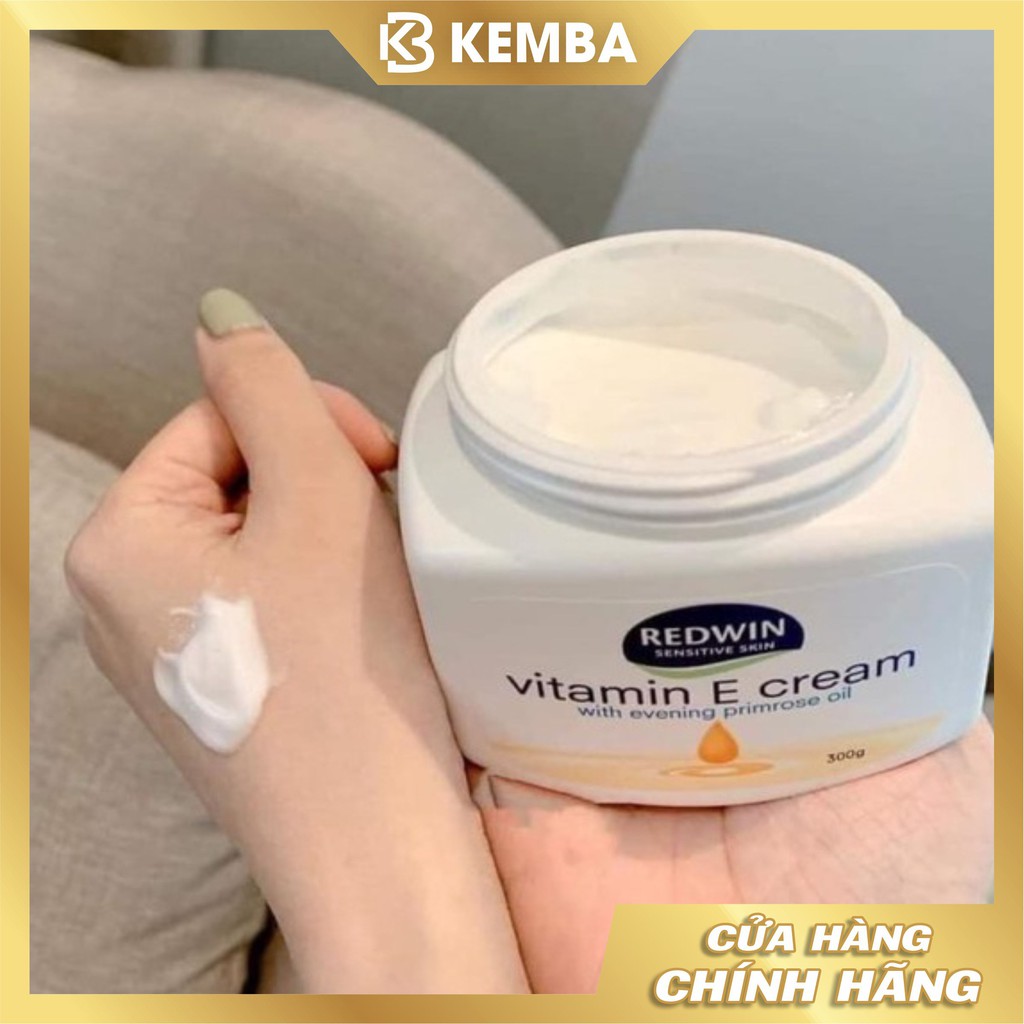 Kem dưỡng vitamin e cream redwin 300g Úc, KemBa