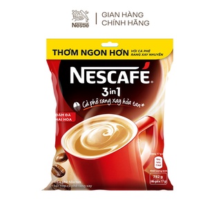 Cà phê rang xay hoà tan Nescafe 3in1 bịch 46 gói*17g - Combo 3 bịch cafe Nescafé kèm Quà Tặng - CHÍNH HÃNG DATE MỚI