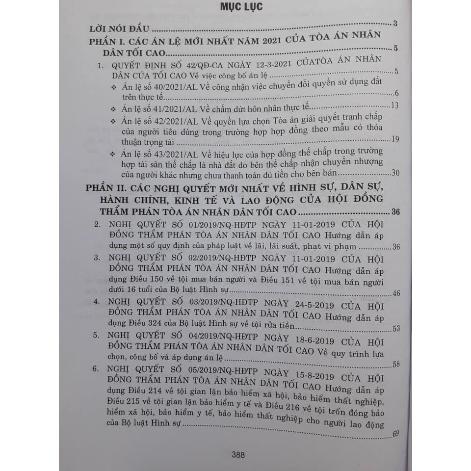 Sách - Các Thông tư liên tịch, Nghị quyết, Án lệ mới nhất của Hội đồng thẩm phán Tòa án nhân dân tối cao | BigBuy360 - bigbuy360.vn