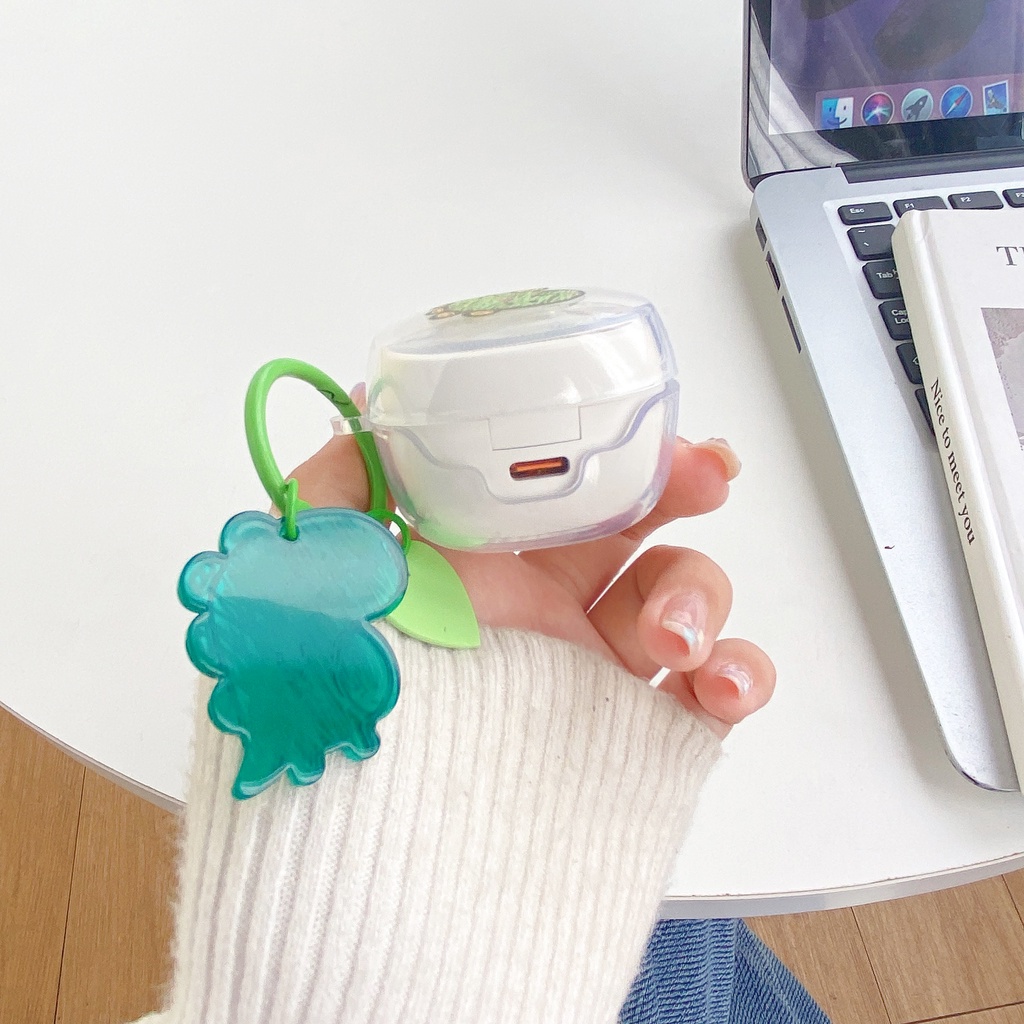 Vỏ Bảo Vệ Hộp Sạc Tai Nghe Không Dây baseus wm02 wm01airpods pro2 samsung galaxy buds 2 / buds pro / buds live galaxy buds Mềm Trong Suốt