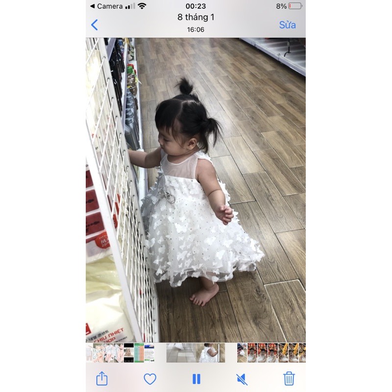 ĐẦM CÔNG CHÚA CHO BÉ TỪ 8 ĐẾN 25kg