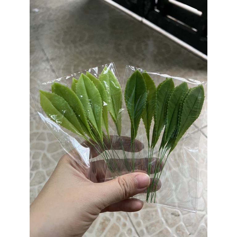 Lá đào dài đất sét (Giá: 20k/10 lá)