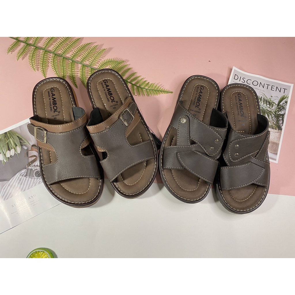 Dép da nam Thái Lan Gambol BỀN ĐẸP