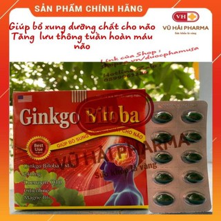 Viên dưỡng não ginkgo biloba hàng chính hãng .