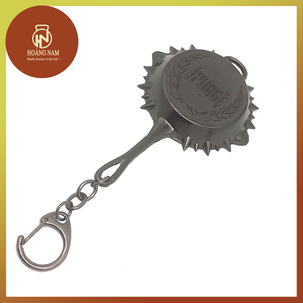 Móc khóa pubg Chảo Răng Sinh Tồn Skin New Loại Móc Khóa ( Đen răng)