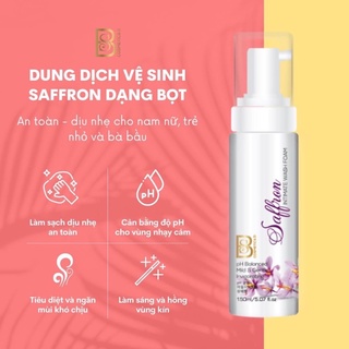 Chính hãng 100% dung dịch vệ sinh saffron - nhụy hoa nghệ tây dạng foam bọt - ảnh sản phẩm 4