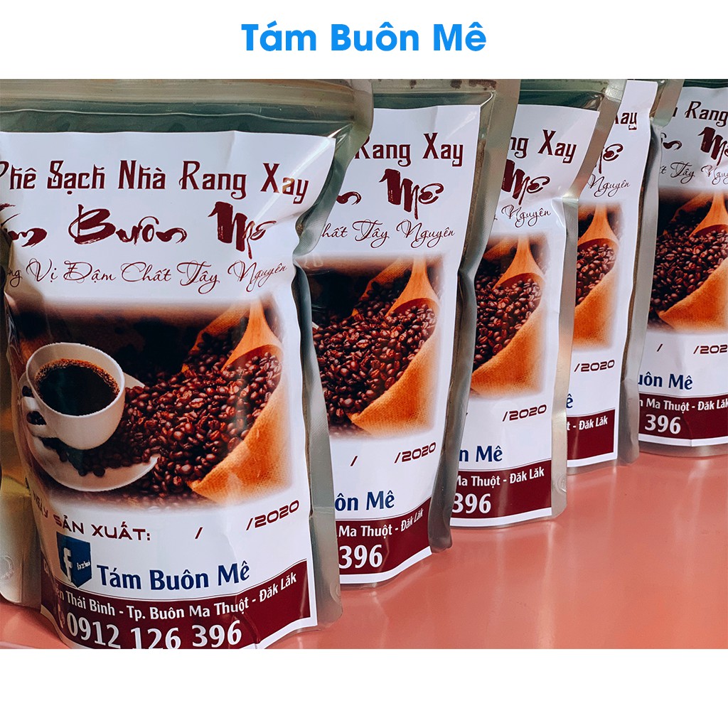 [FREE SHIP-Giảm tối đa 20K] CÀ PHÊ RANG XAY NGUYÊN CHẤT - Hương vị đậm đà, thơm ngon từ cà phê Buôn Ma Thuột