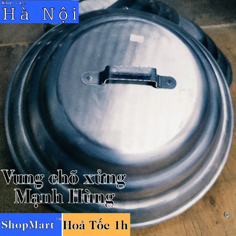 Nắp vung chõ xửng hấp nhôm Mạnh Hùng đủ size 20, 22, 24, 26, 28, 30, 32, 34, 36, 38, 40, 42, 44, 46, 48, 50