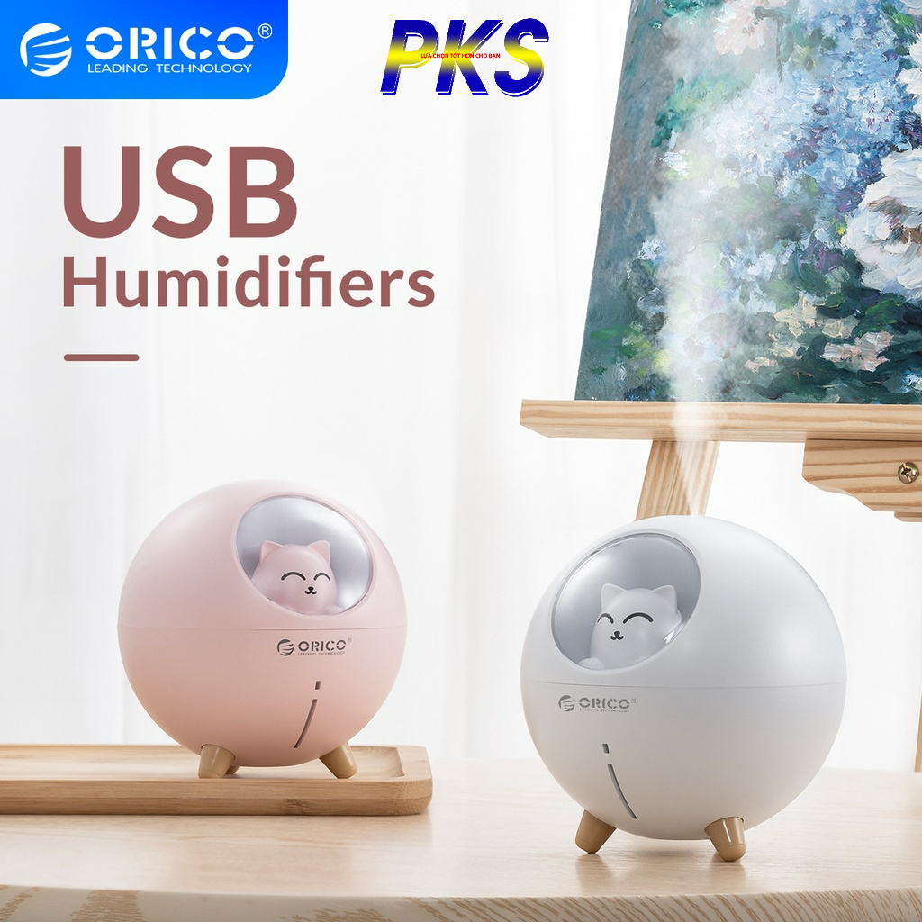 Máy tạo độ ẩm không khí kiêm đèn Kitty trang trí phòng siêu cute ORICO WT-TX5