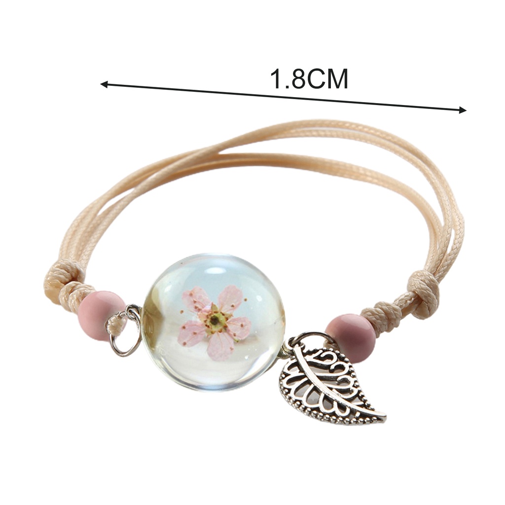 Vòng tay dây đan họa tiết đá tinh xảo cho nữ