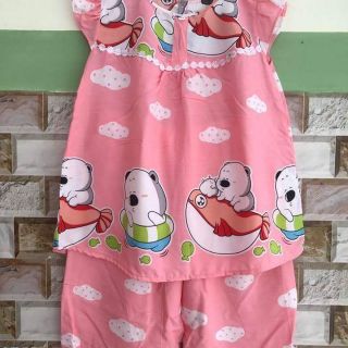 Đồ bộ tone bé gái size 10 rất là dể thương đây ak cho bé 20-22kg giá 52k