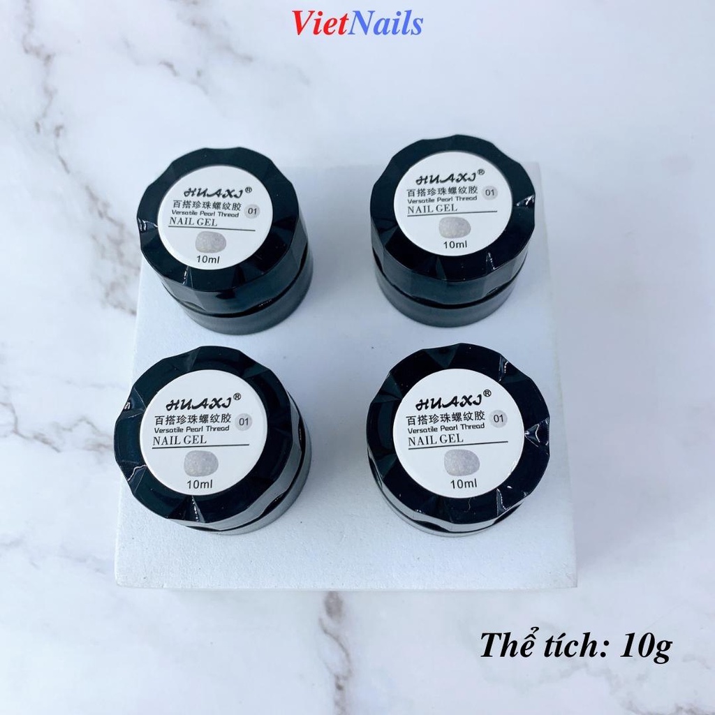 Gel Vẽ Huaxi Ánh Trai Nail - Trang Trí Móng Hũ 10ml
