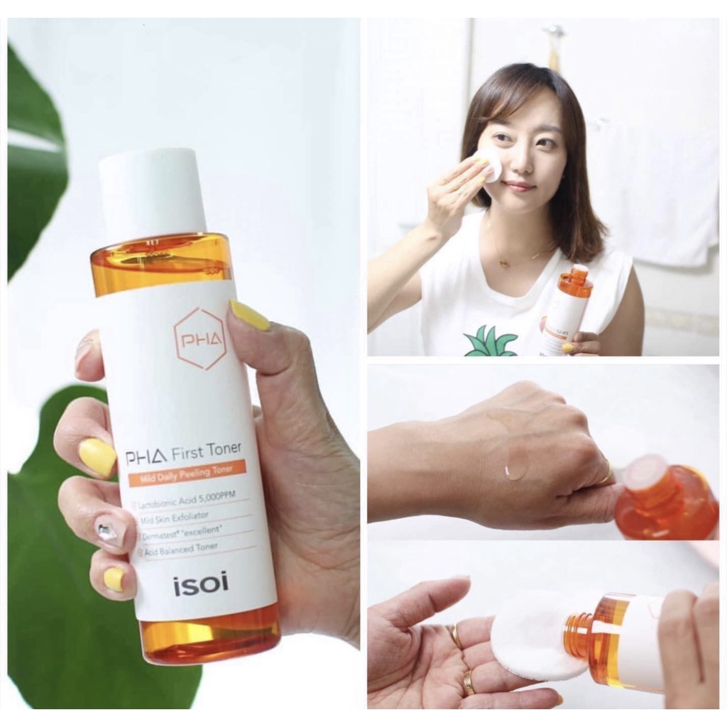 Toner Pha Isoi Xoá Mụn Đầu Đen Chai Thể Tích Mới 300ml