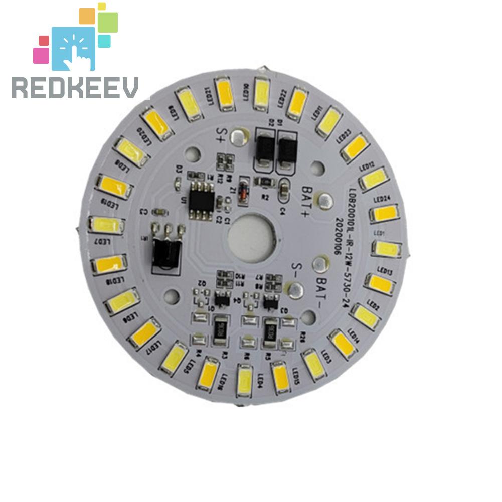 Bảng đèn LED tròn 12W sử dụng năng lượng mặt trời