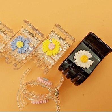 Kẹp Tóc Càng Cua NOVSET Cặp Tóc   LẺ CÁI  Gắn Icon, Sticker Đủ Màu Đen Nâu Trắng ( CÓ CHỌN MẪU )