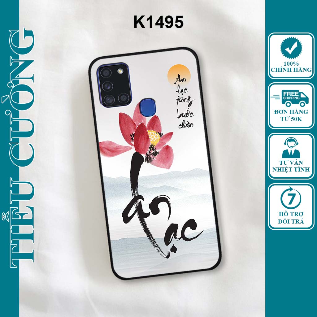 Ốp Samsung A21s in hình thư pháp siêu đẹp, bền và rẻ