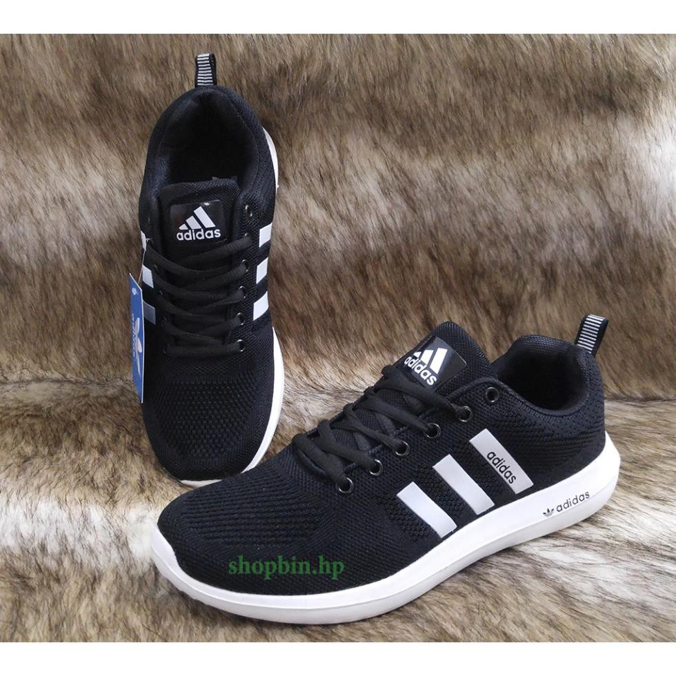 Xả XẢ [Chính Hãng] Giày Adidas Đen Trắng nam nữ . 2020 Xịn Nhẩt NEW ✔️ * . ｡ ' '