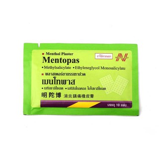Cao dán giảm đau Mentopas Thái Lan
