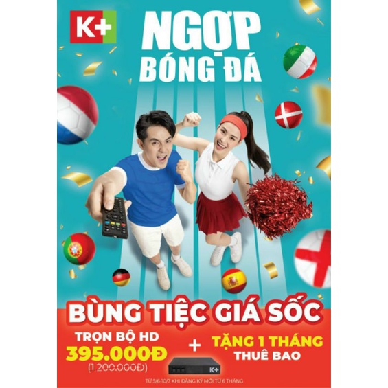 Đầu Thu HD K+ Box Internet DIP4090 Xem Hơn 130 Kênh Truyền Hình