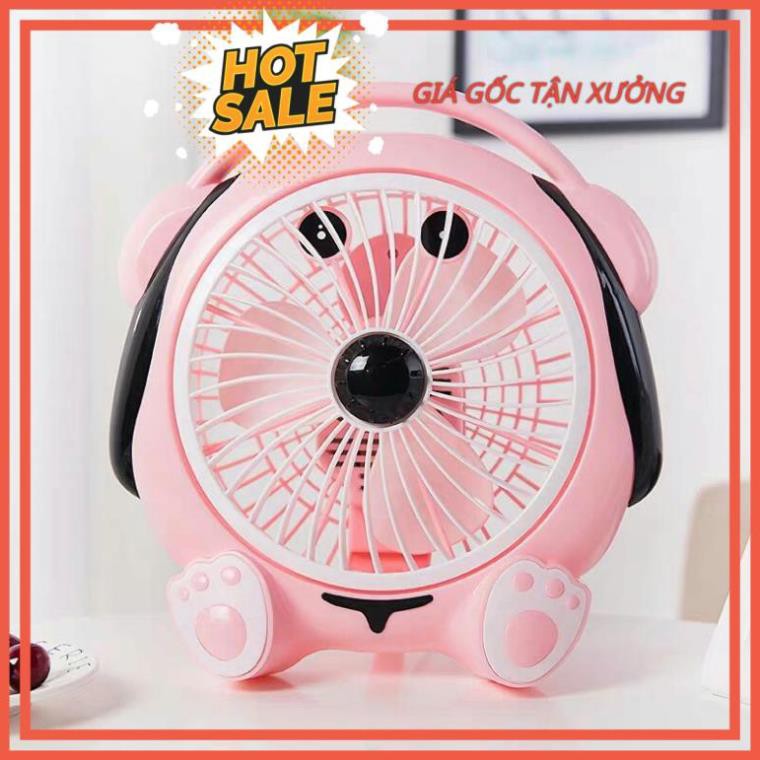 Quạt mini để bàn, quạt để bàn hình thú cắm điện kute nhỏ gọn tiết kiệm không gian công suất 20W | BigBuy360 - bigbuy360.vn
