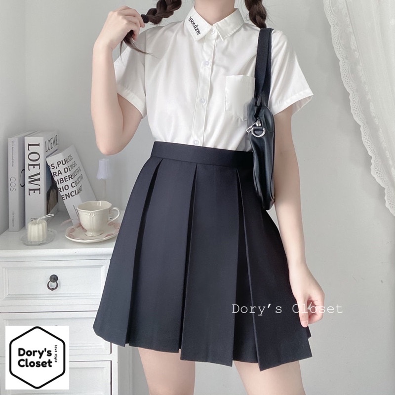 Váy JK xếp ly nếp rộng phong cách Nhật Bản Dory’s Closet