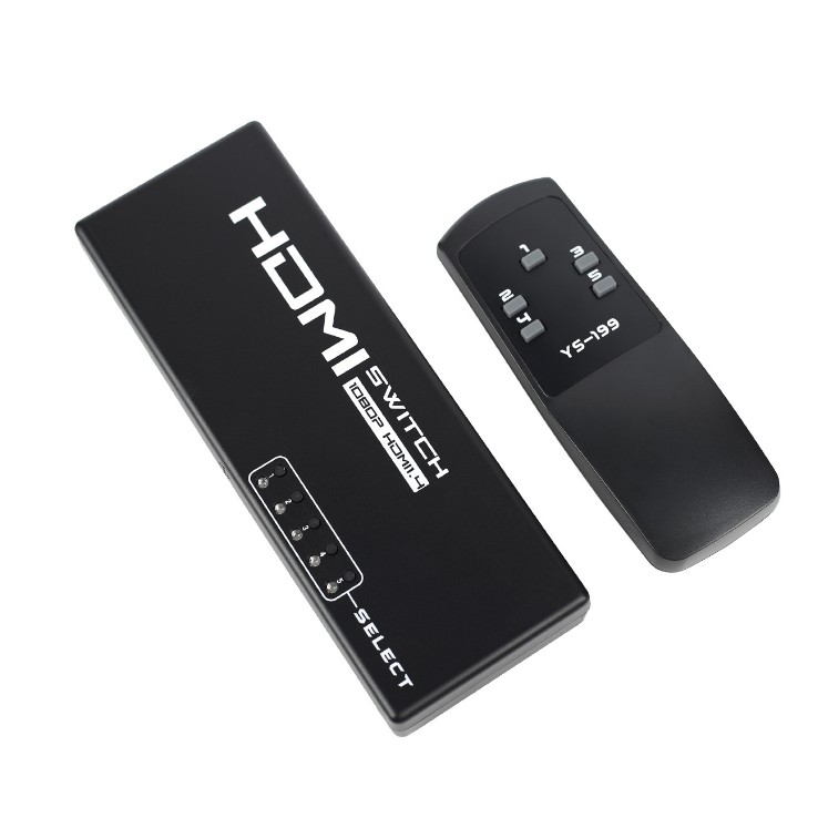 Bộ chia HDMI YS-199 5 Port 1 x 5 HDMI Switch
