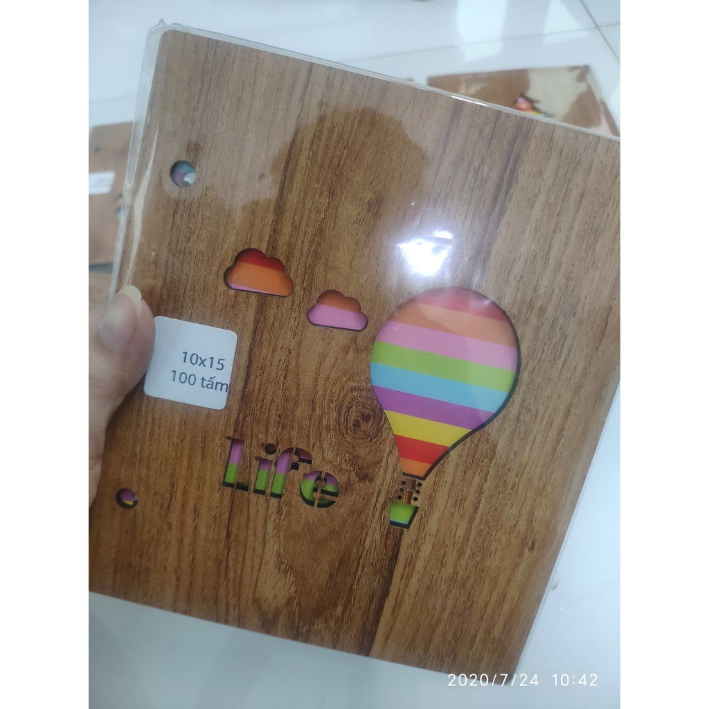 Album bìa gỗ (100 ảnh10x15cm)